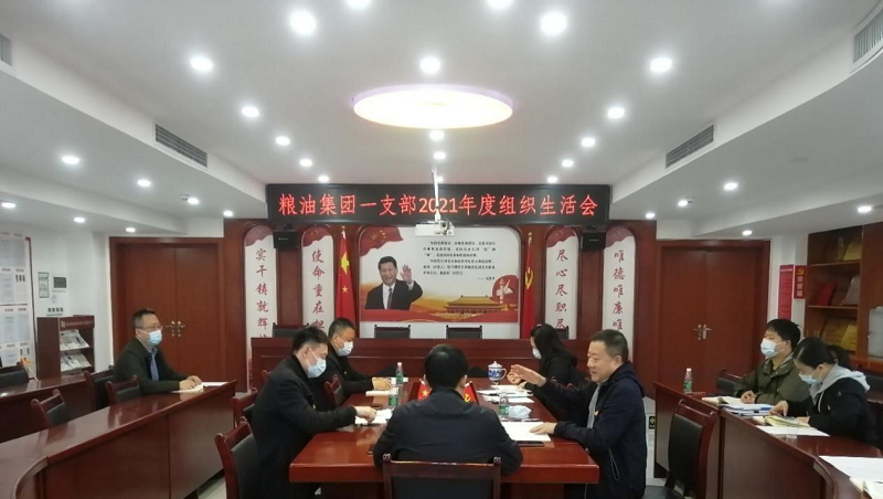 湖南糧油集團(tuán)一支部召開(kāi)2021年度組織生活會(huì)暨民主評(píng)議黨員會(huì)